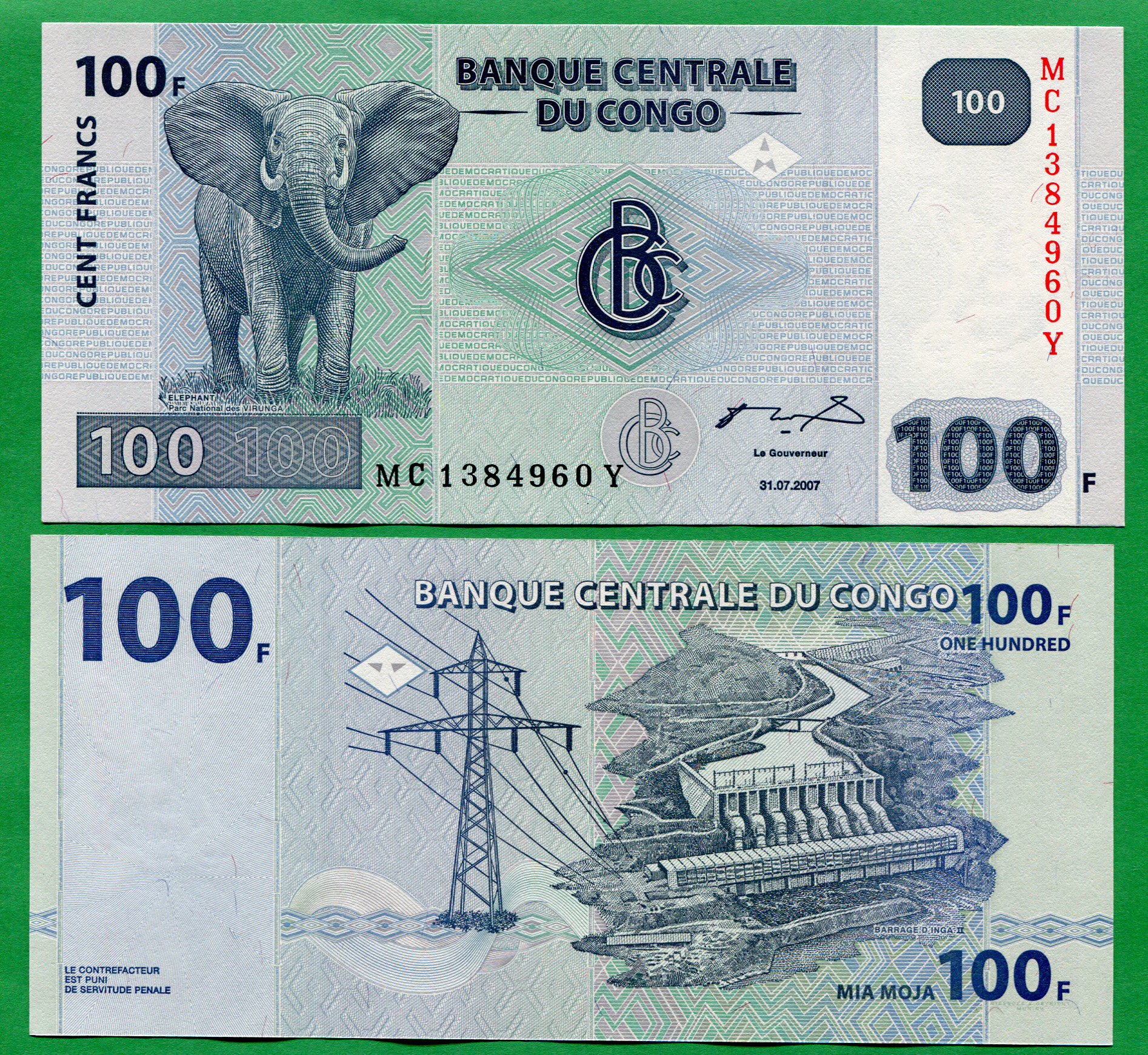 100 francos